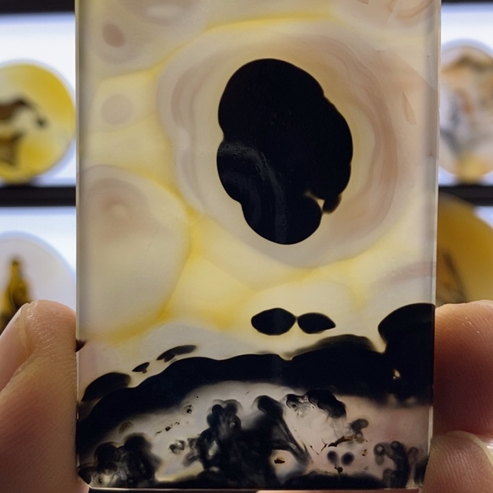 玛瑙/玉髓合金颈饰