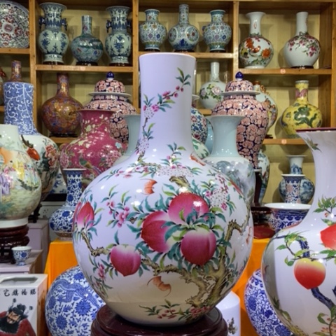 瓶景德镇陶瓷花瓶摆件