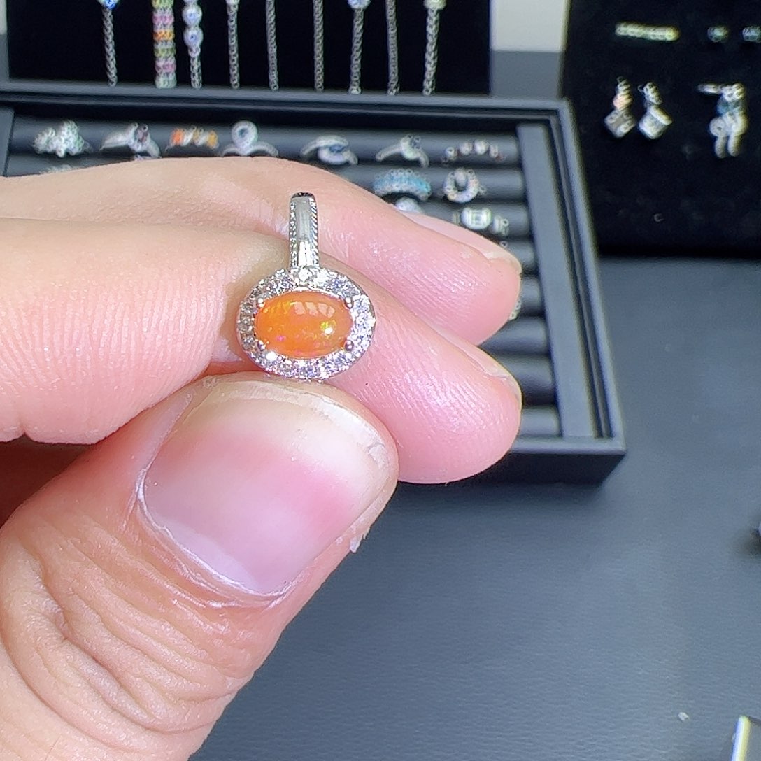 紫晶珠宝半成品银S925镶嵌