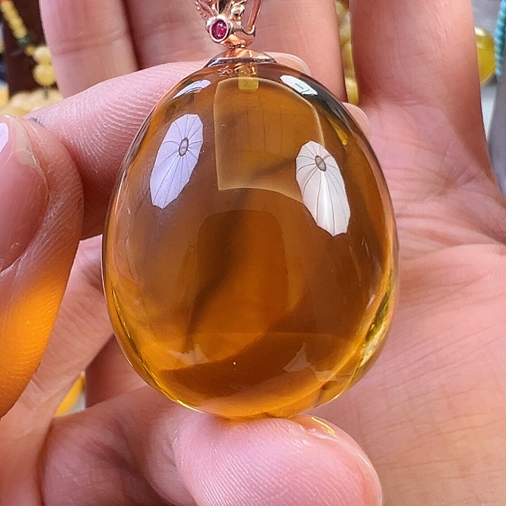 蜜蜡颈饰未镶嵌蜜蜡