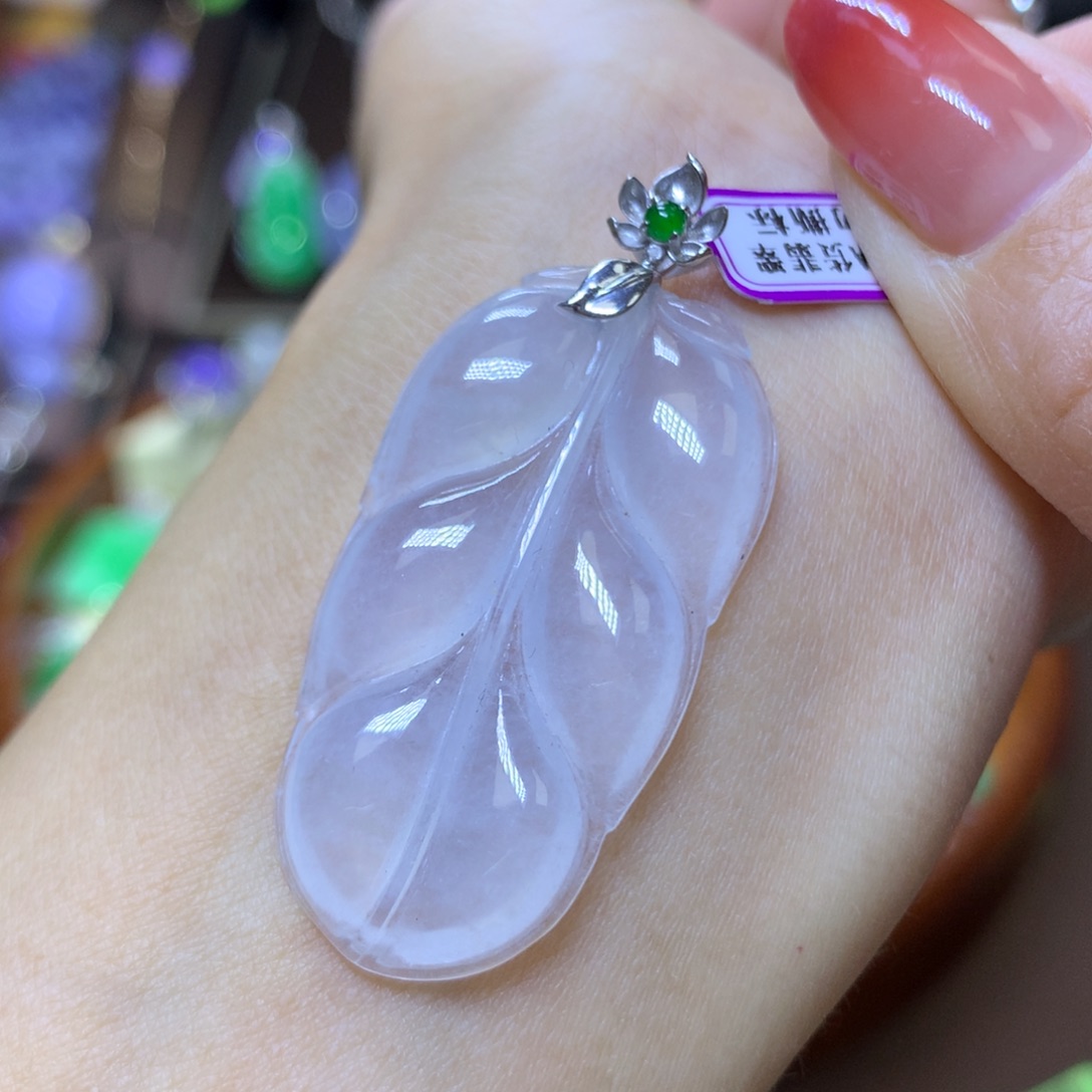 【闪购商品】翡翠颈饰18K金镶嵌翡翠