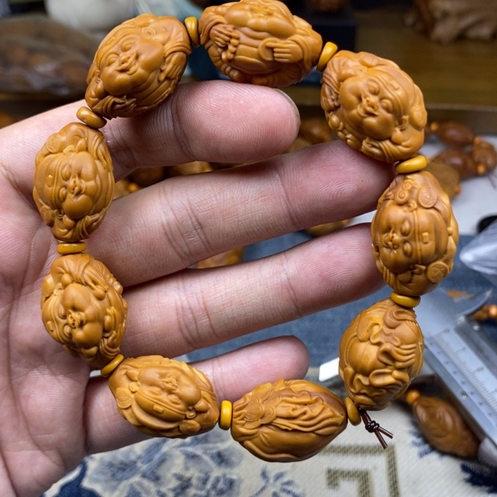 橄榄核手串/手链橄榄核雕工艺手串