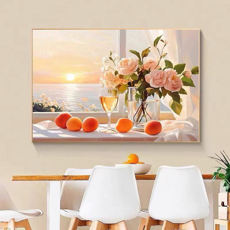 钻石画2025新款满钻餐厅花卉水果手工5D点钻十字绣钻石秀全贴厨房