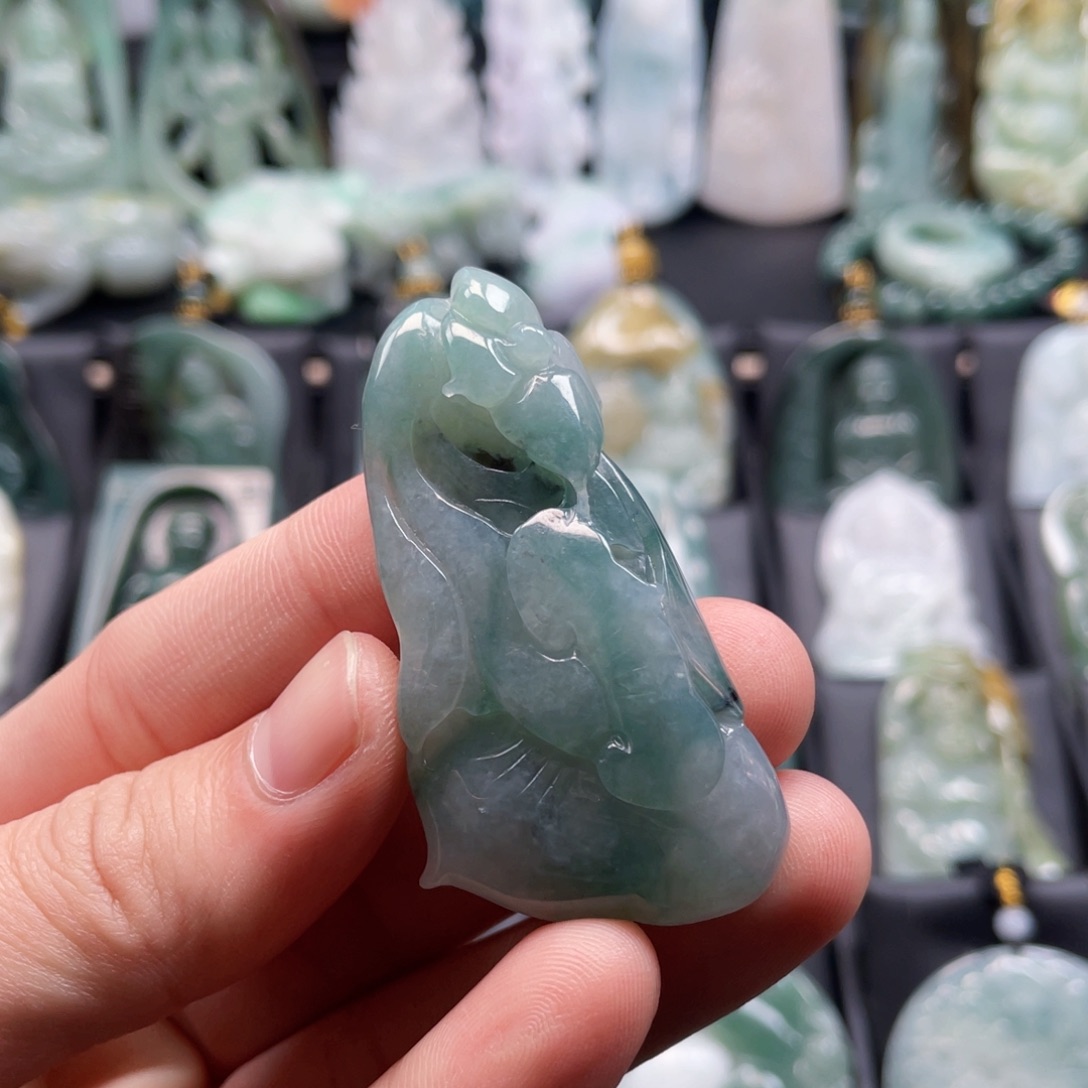 颈饰未镶嵌翡翠翡翠