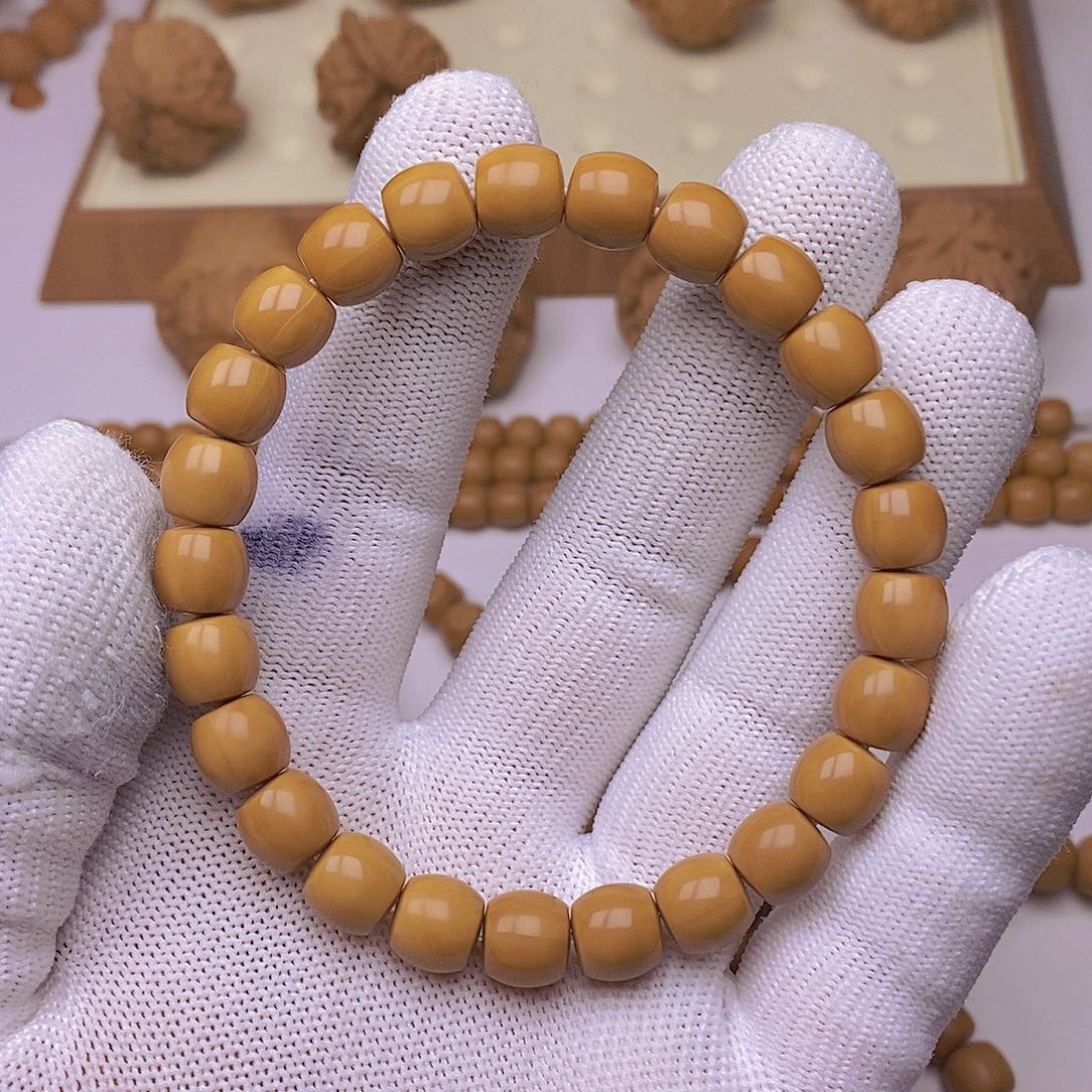 猴头核桃手串三***鲤