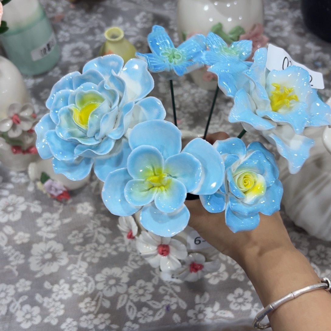 陶瓷花，拍满20发货，退款拉黑，272