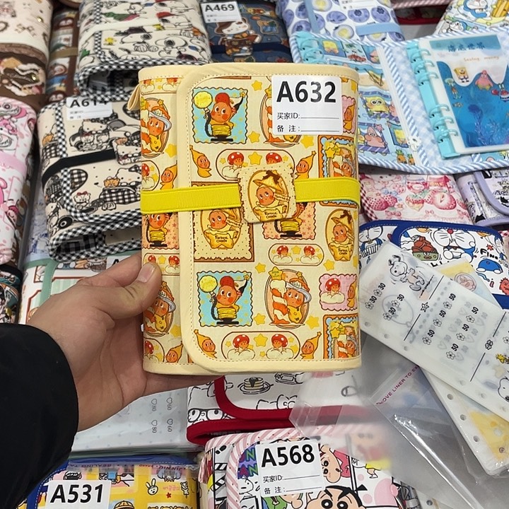 布艺活页本星星人三环本一个