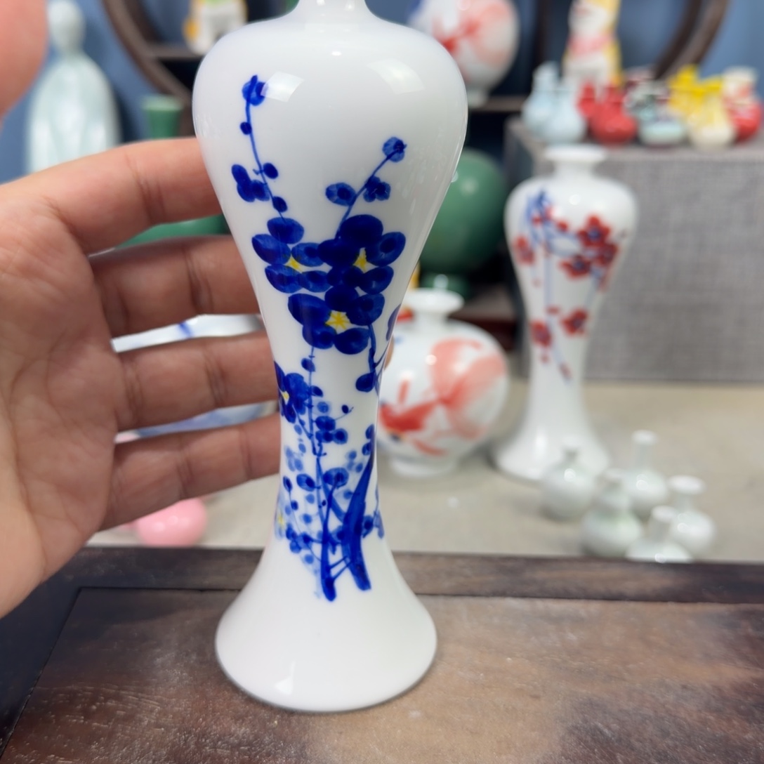 陶瓷手工小花器摆件