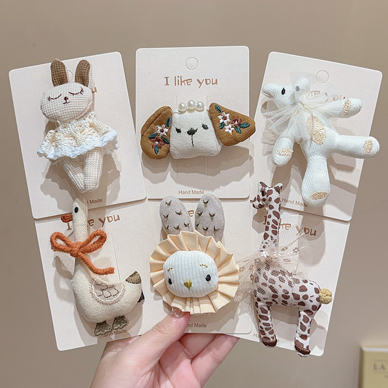 发饰女韩版头绳夹子发夹顶夹女童NO退NO换（随机发12个）