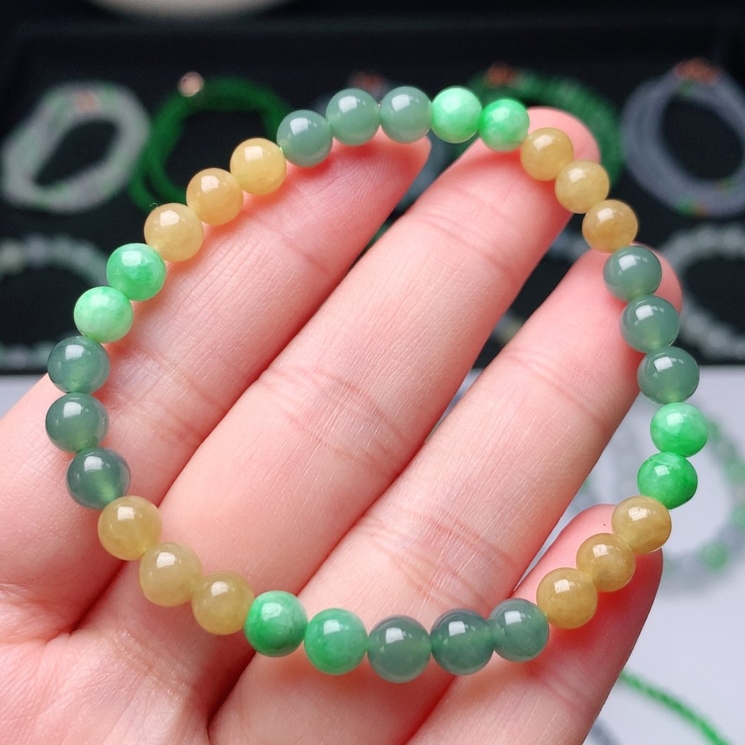 翡翠手链未镶嵌翡翠