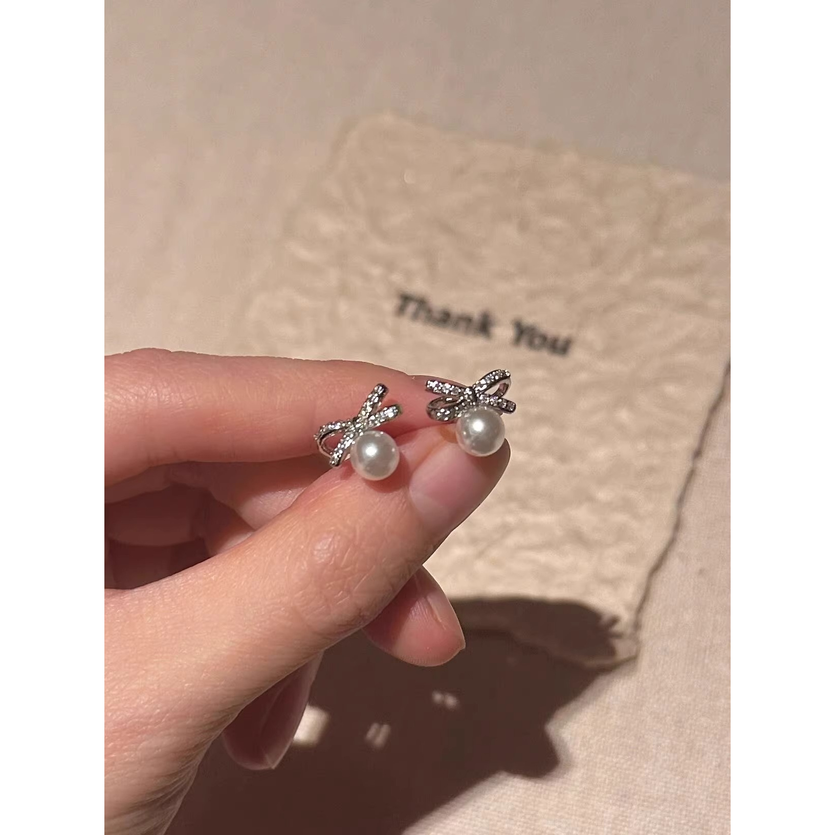 铜合金合成锆石耳饰 仟伊合金44A 高端大气时尚简约百搭耳饰