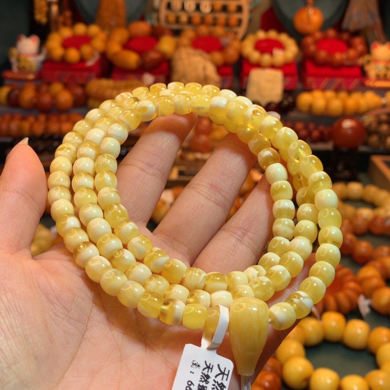 【闪购商品】蜜蜡手链未镶嵌蜜蜡手链