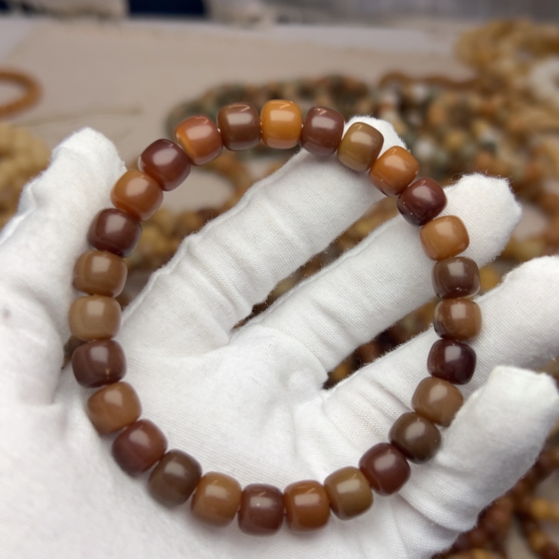 菩提根/象牙果吊坠89瑕疵婴儿肌干磨078