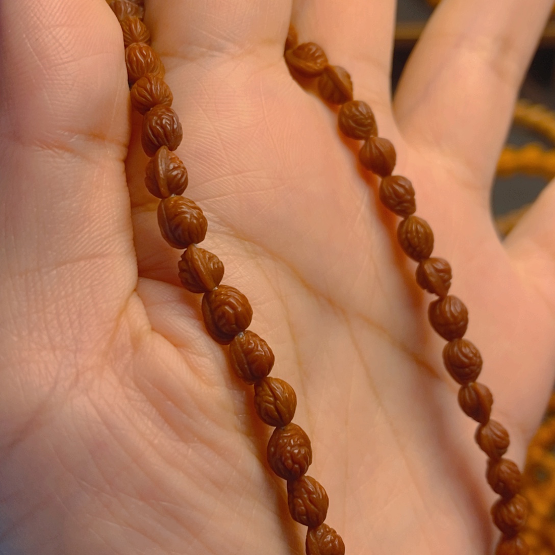 流***先桃核吊坠秦岭森林05