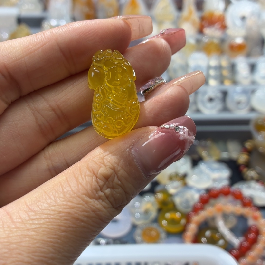 宋***7玛瑙/玉髓未镶嵌吊坠(不含链)