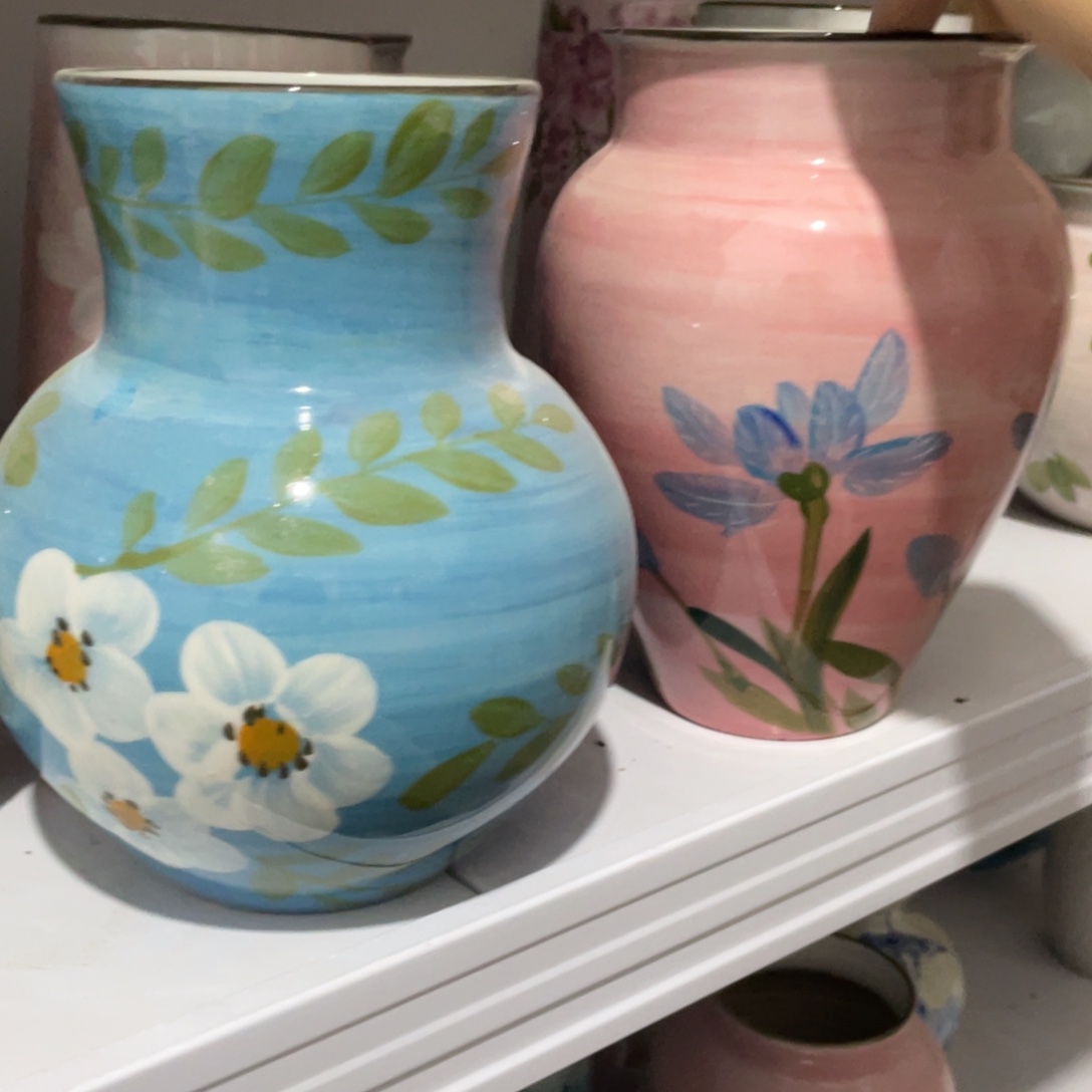 摆件景德镇手绘花瓶