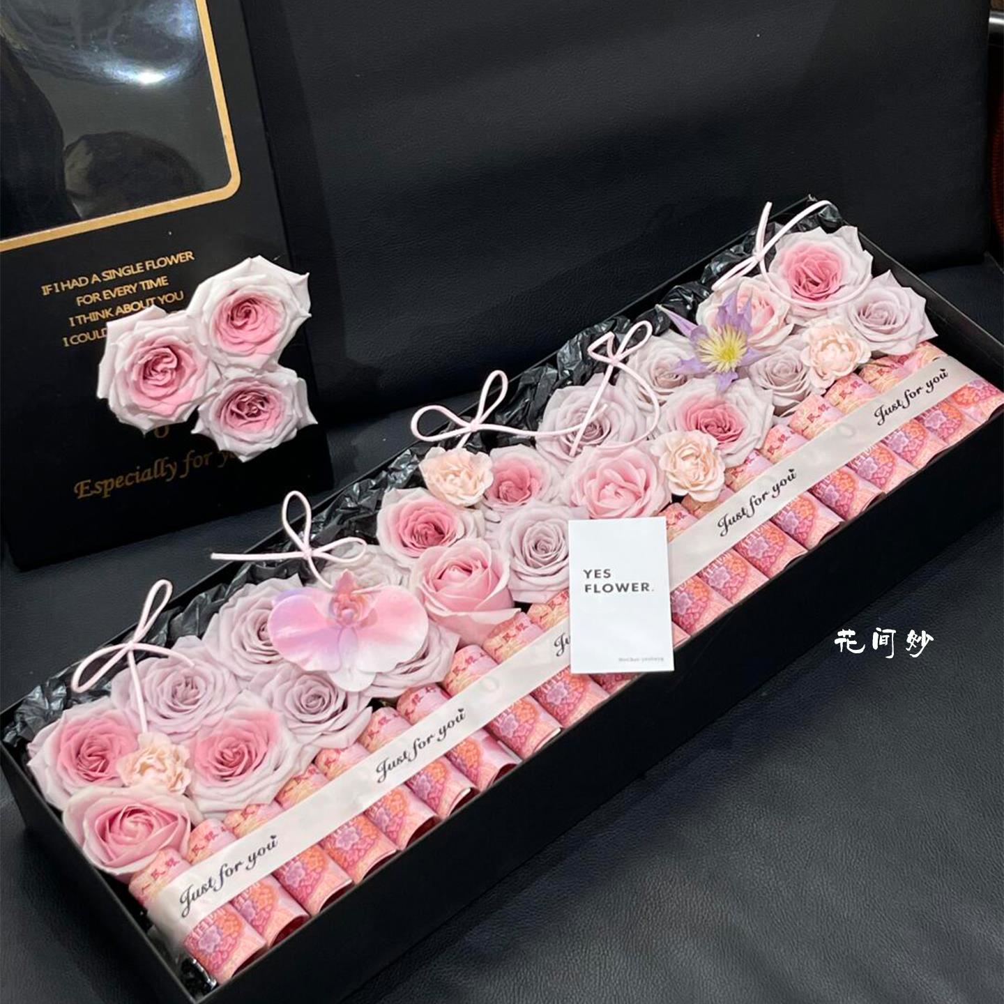 小红书同款创意生日惊喜花束礼盒手工diy自制材料包送女朋友生日