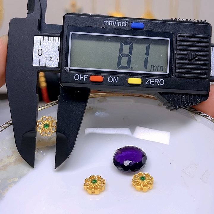 紫晶颈饰银S925镶嵌紫晶925镶嵌80