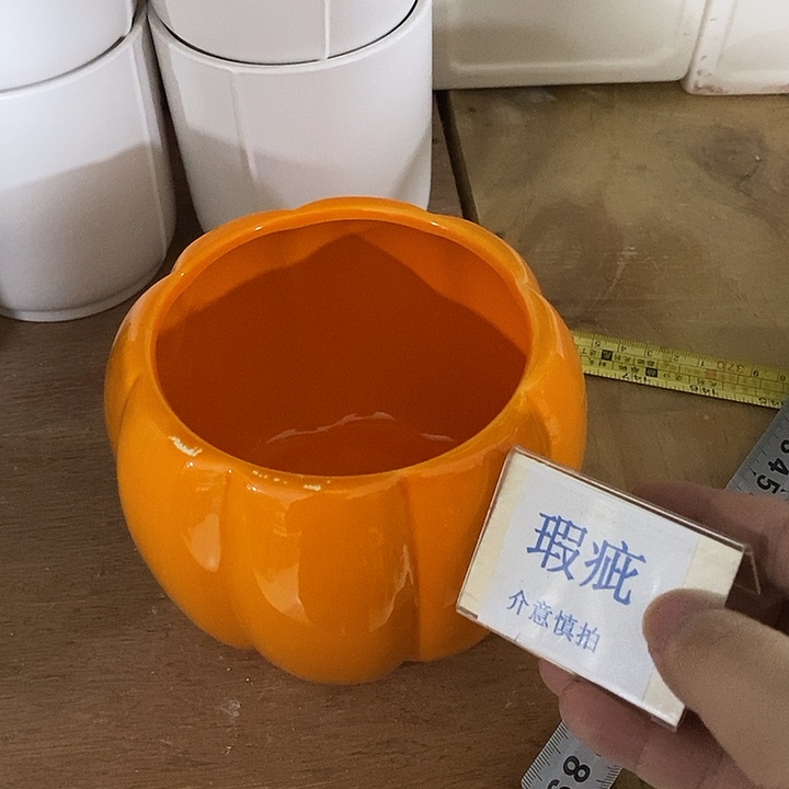 紫砂花盆多肉瑕疵盆有孔。