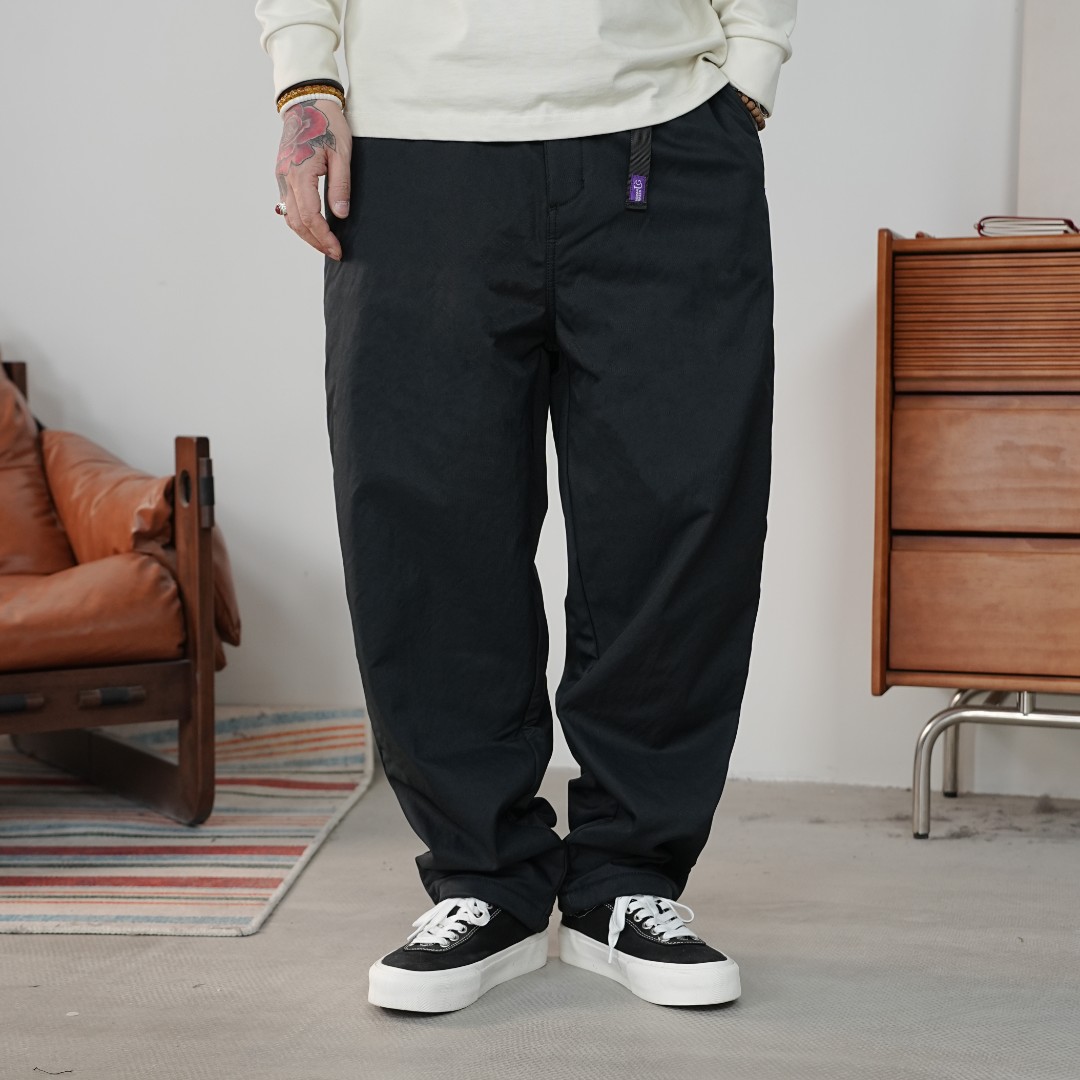 【加绒版5302】冬季日系经典宽松锥形休闲裤简约百搭ins港风长裤