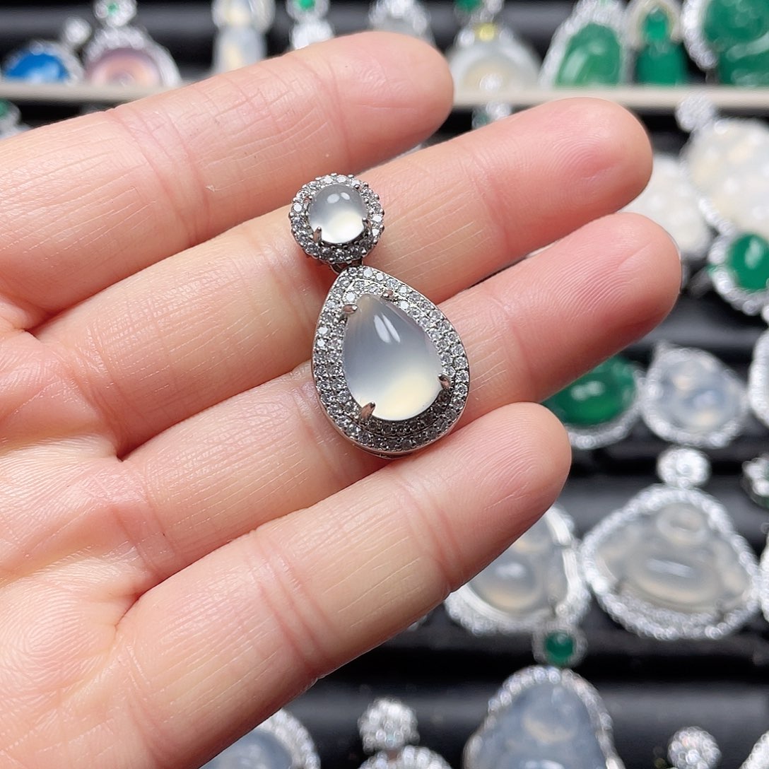 玛瑙/玉髓挂件合金