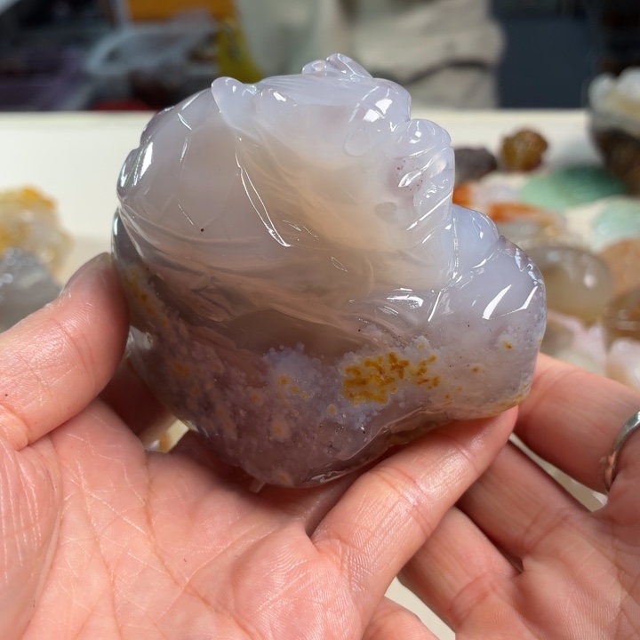 玛瑙/玉髓未镶嵌吊坠(不含链)