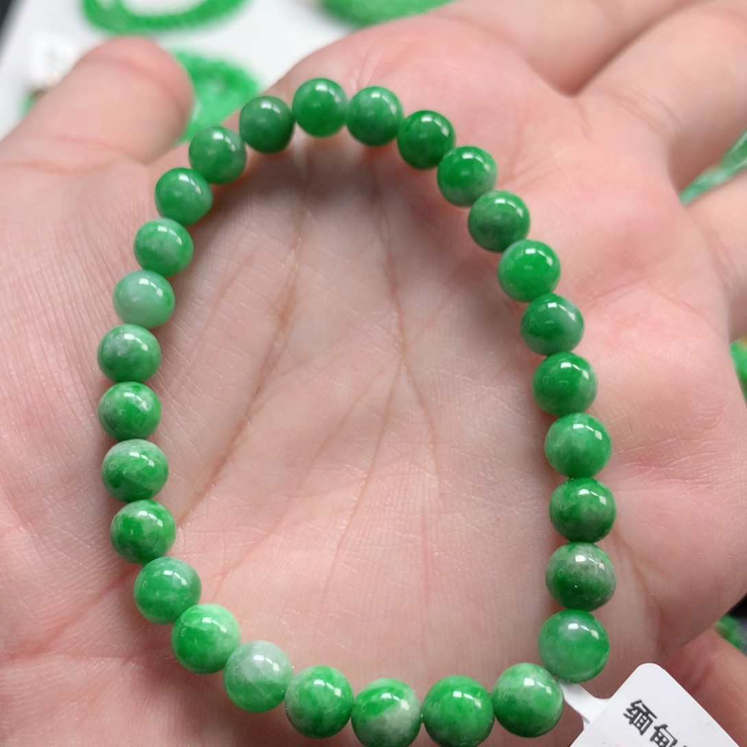 翡翠未镶嵌手链翡翠