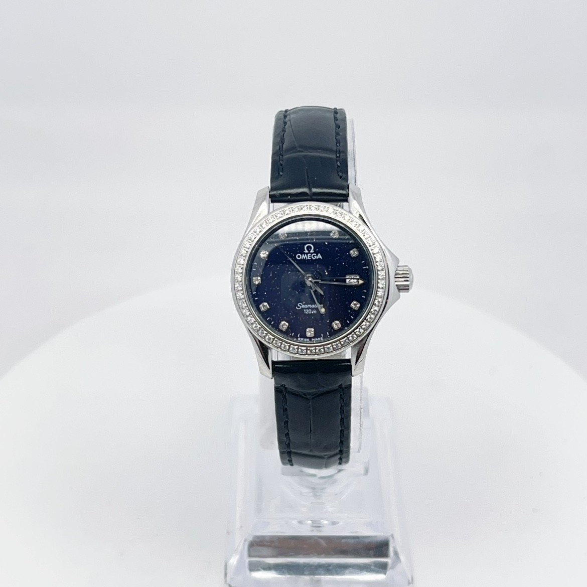 99新 Omega/欧米茄 石英腕表26mm后钻/公价85999/jm3390