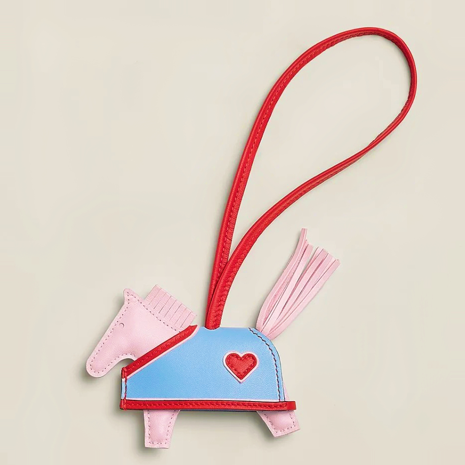 【25c LP 盒子】高定轻奢流行单肩手提斜挎双肩包包  小马挂件