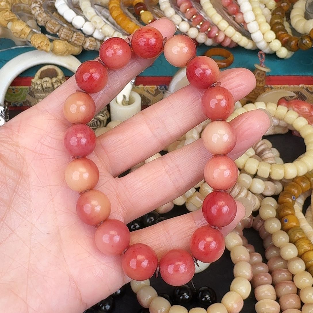 驼骨手串/手链?****?骆驼骨粉驼12尺寸单圈