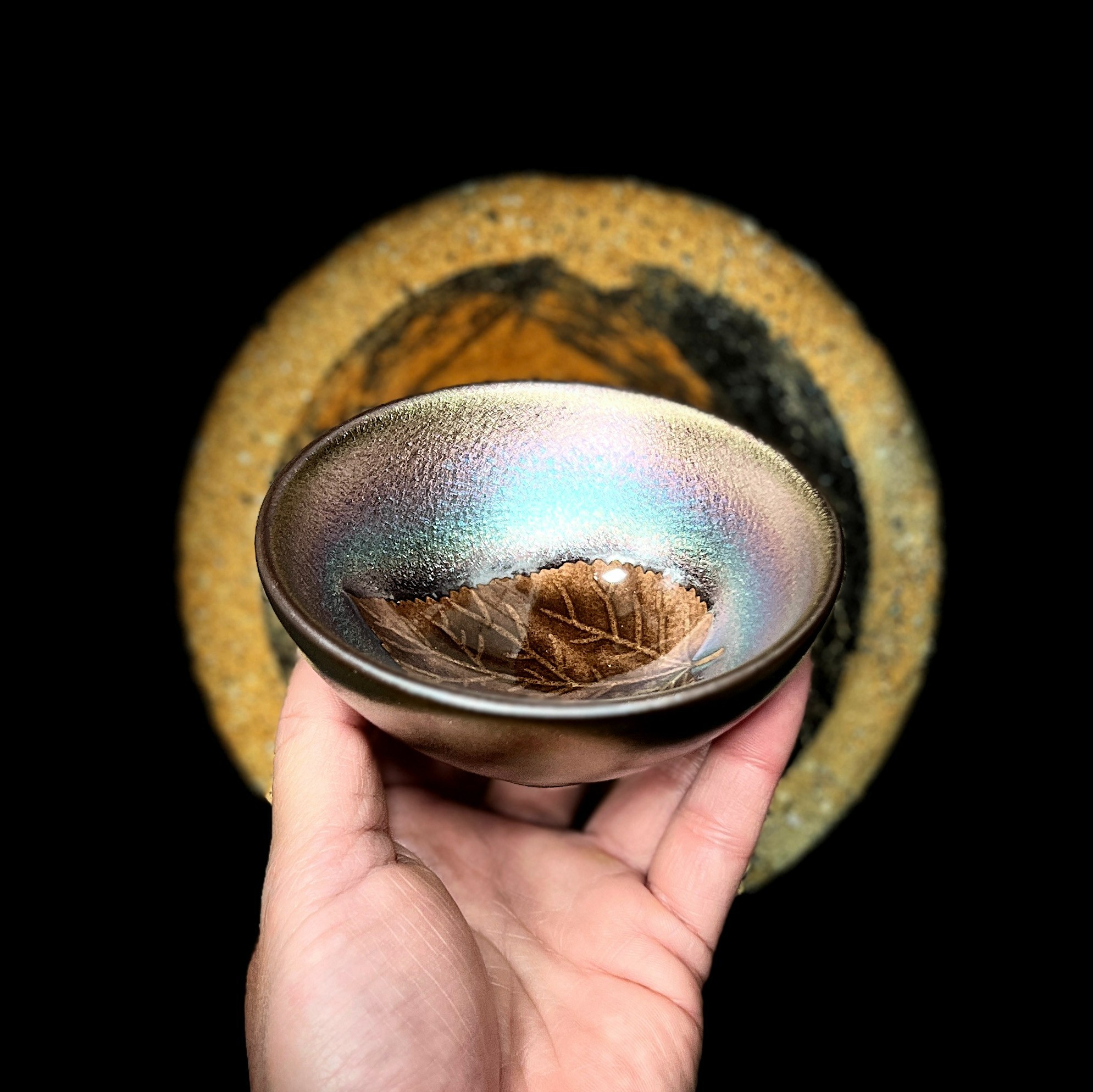 茶器茶杯 七彩木叶