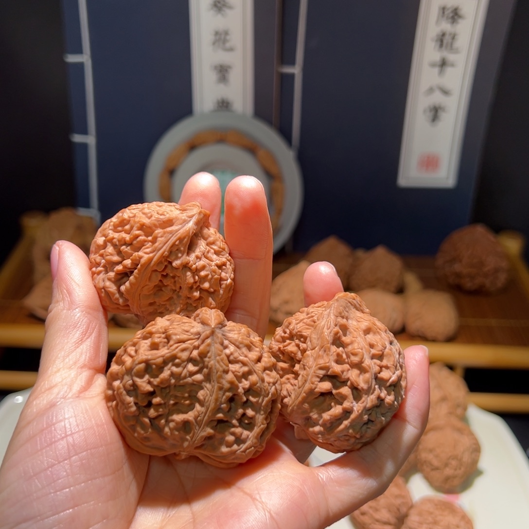 *****把件文玩核桃过江龙