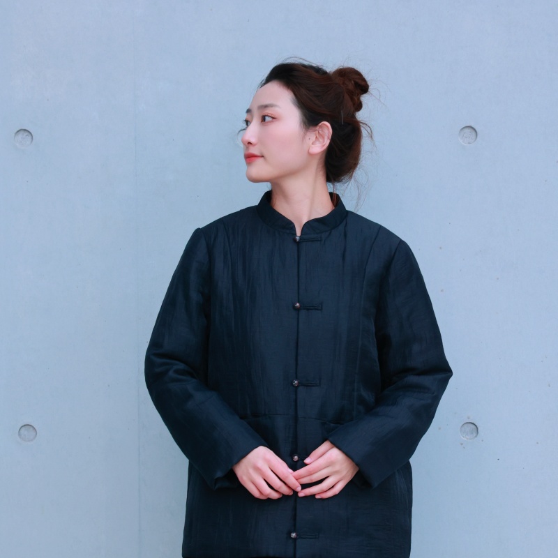 【抖音专属】 墨•新中式棉服(23802804B-墨黪-高定款)