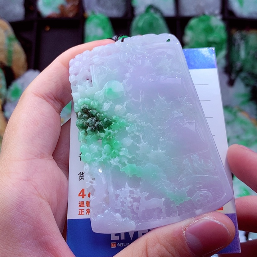 【闪购商品】翡翠颈饰未镶嵌挂件
