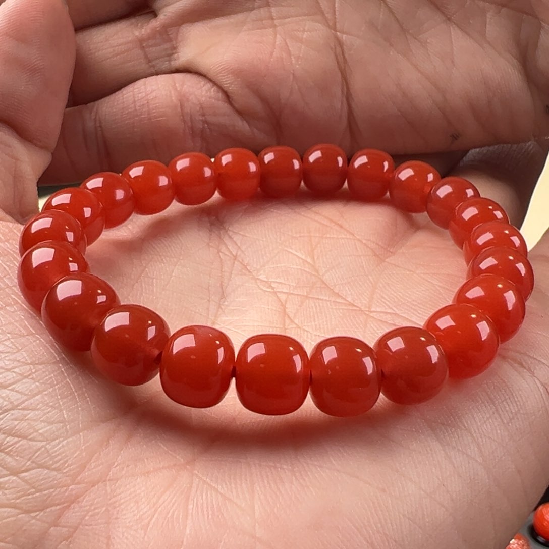 南红玛瑙单圈卡8未镶嵌爱****0