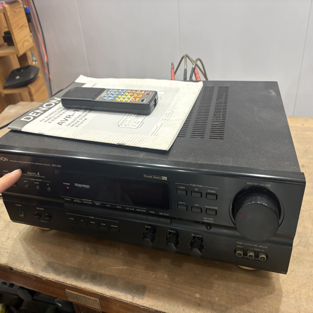 8新 Denon/天龙 二手天龙1200功放机，运费自理，不支持无理由退换