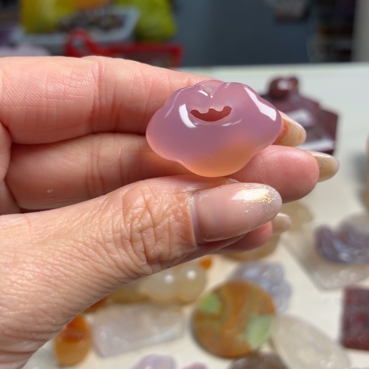 玛瑙/玉髓未镶嵌吊坠(不含链)