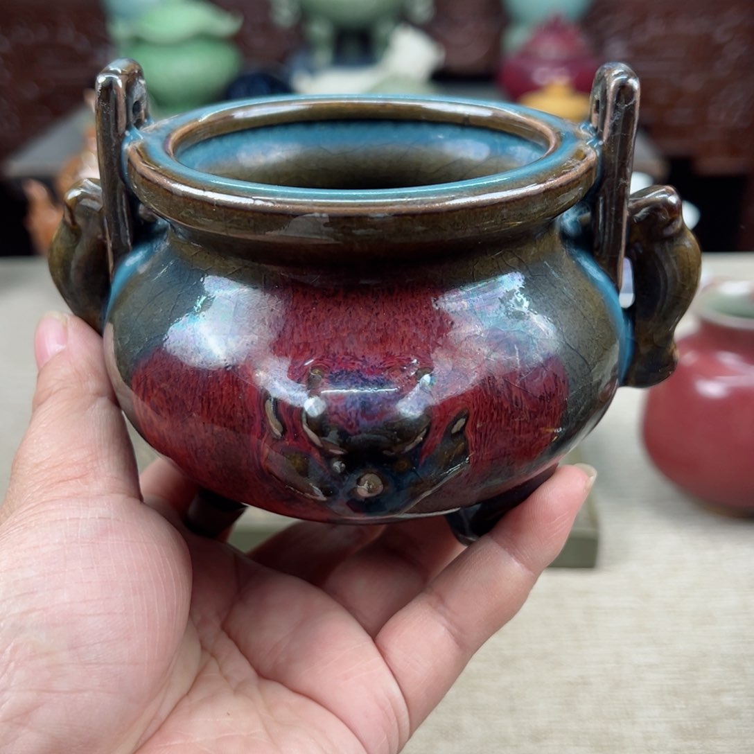 陶瓷艺术钧瓷摆件陶瓷艺术钧瓷摆件