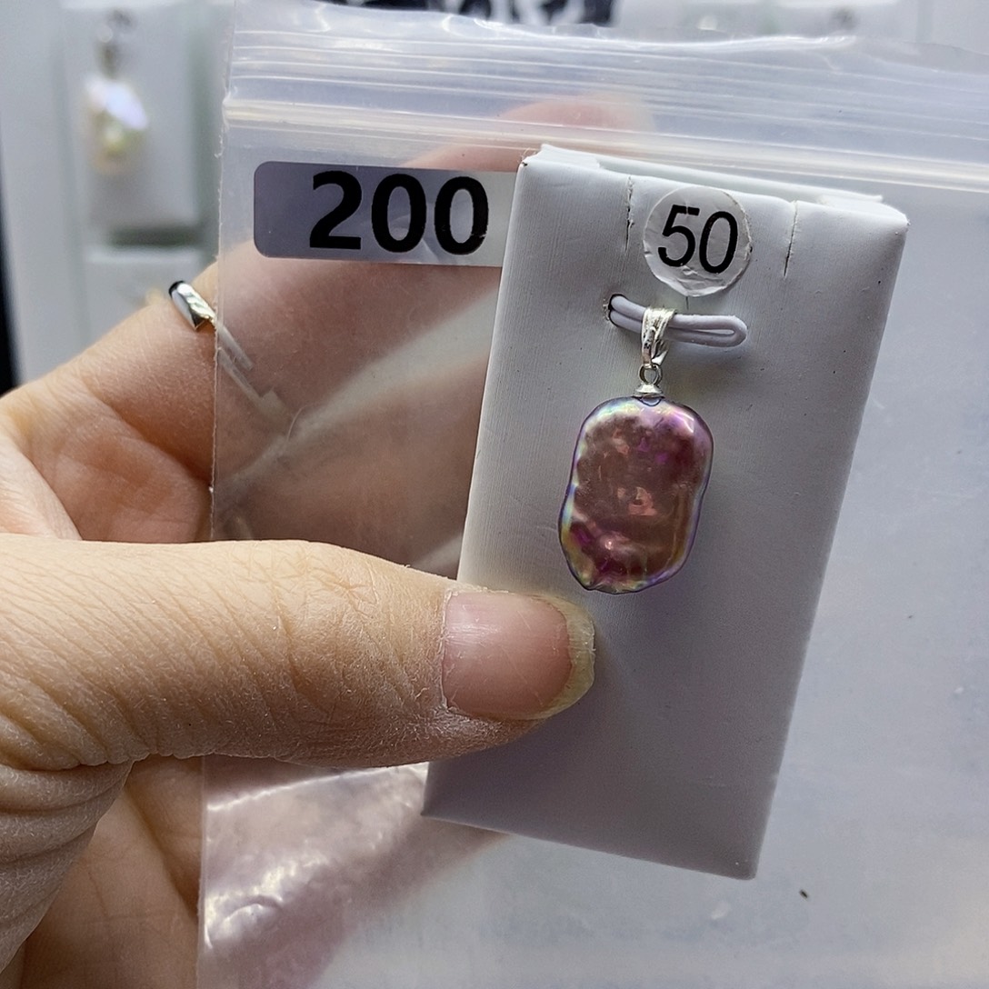 颈饰合金淡水珍珠