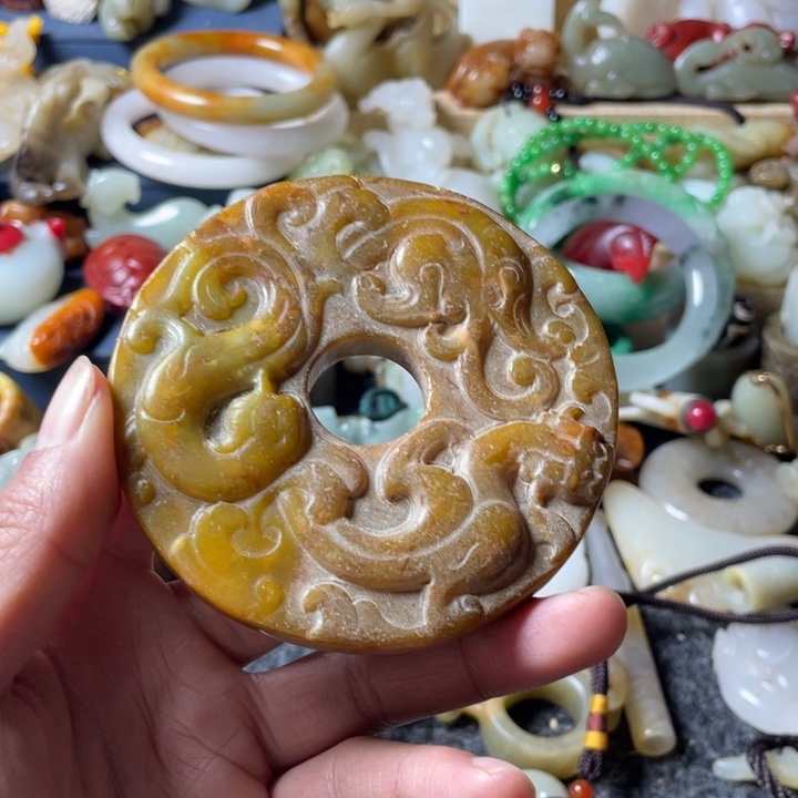 和田玉未镶嵌吊坠(不含链)