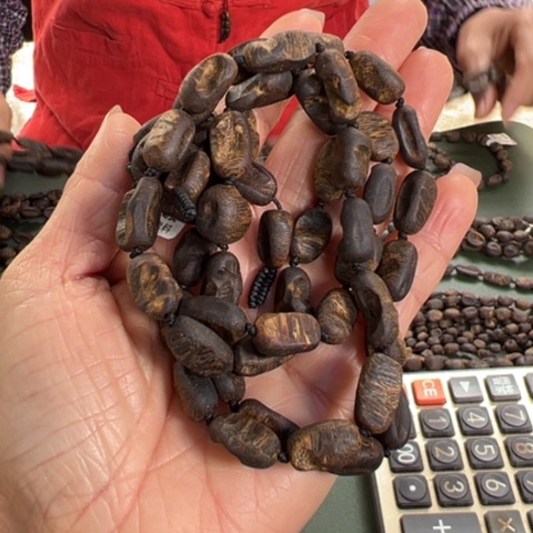沉香手串白棋虫漏沉水29克卡0.8多样性发1串