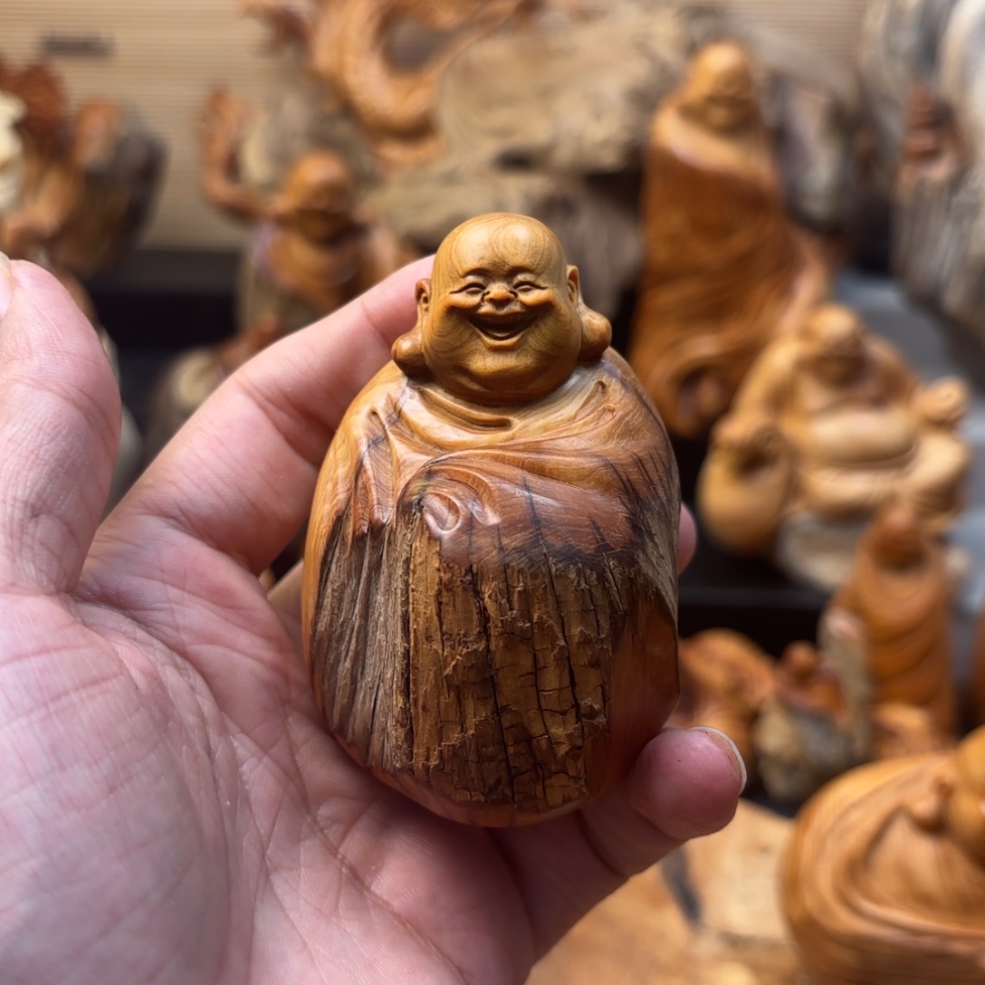 ^***/柏木太行崖柏手工雕刻