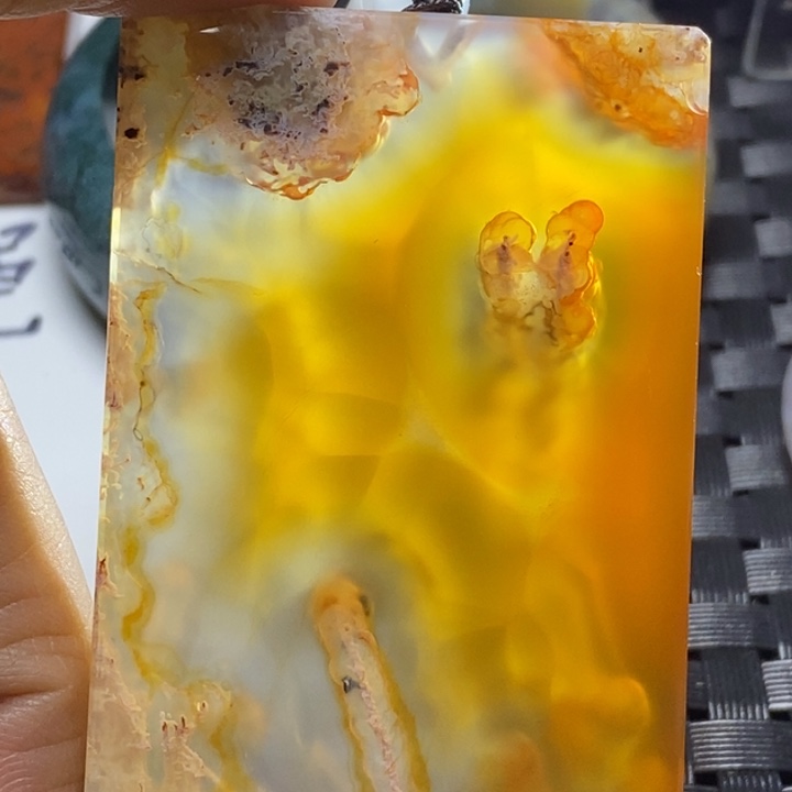 玛瑙/玉髓颈饰足银镀金镶嵌奋*