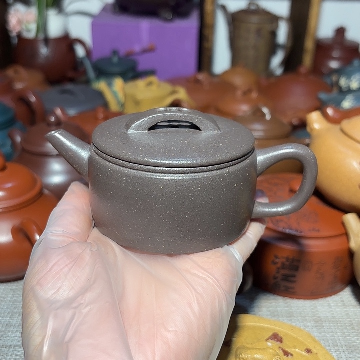 紫砂茶壶原矿宜兴紫砂微瑕