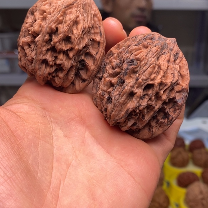 文玩核桃吊坠文玩核桃虎头44～歪