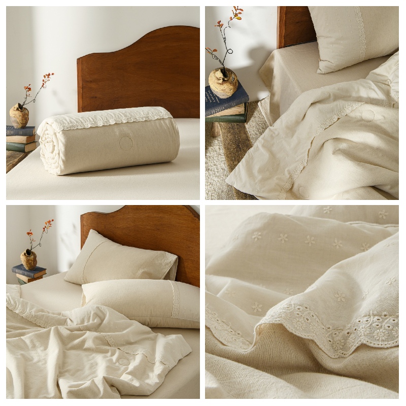 多多家纺-【小件孤品】清仓纯棉床盖四件套默认微瑕直播专用链接