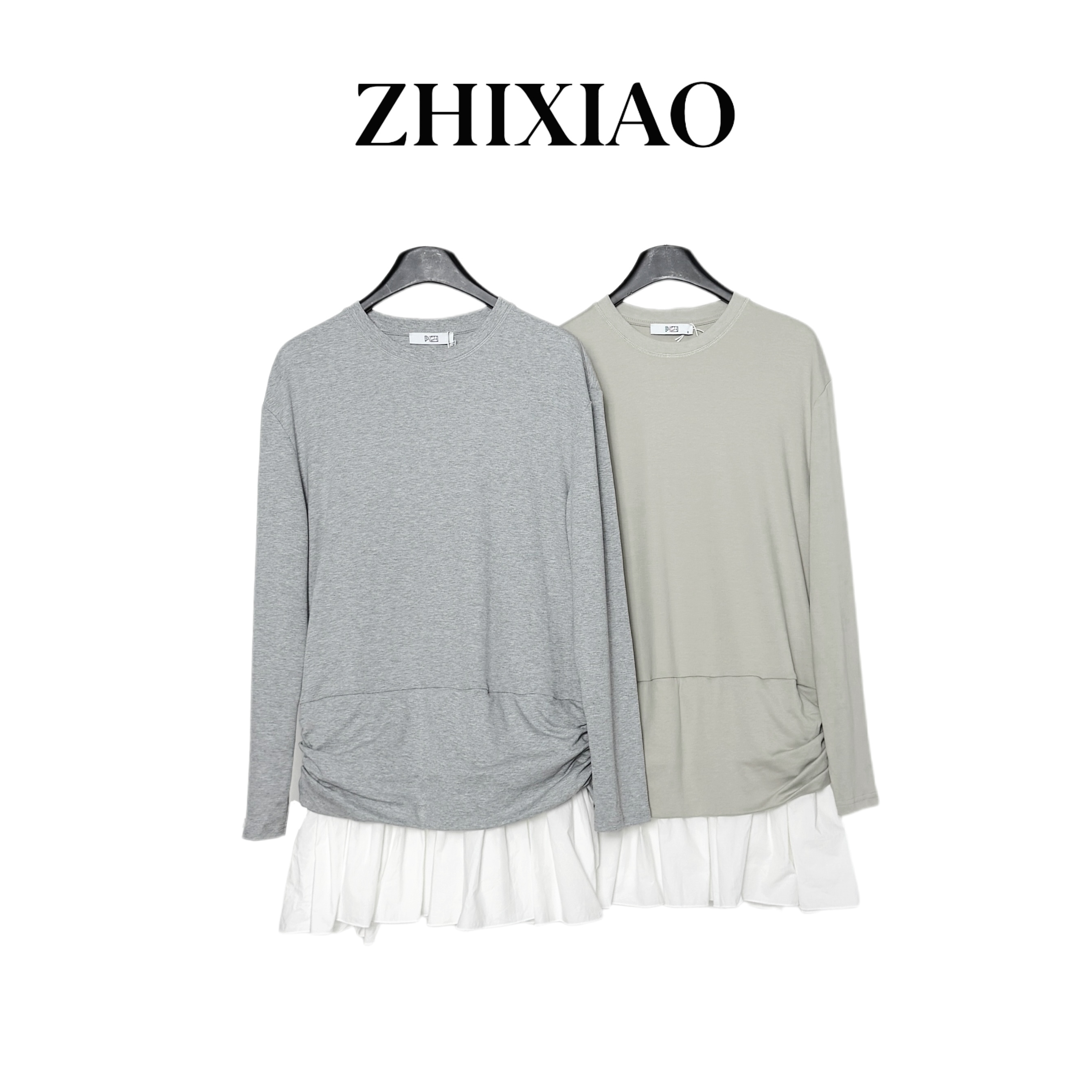 【ZHIXIAO】夏季新款：长袖连衣裙7478-1