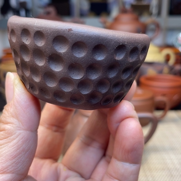 紫砂茶杯全手工制作主人杯