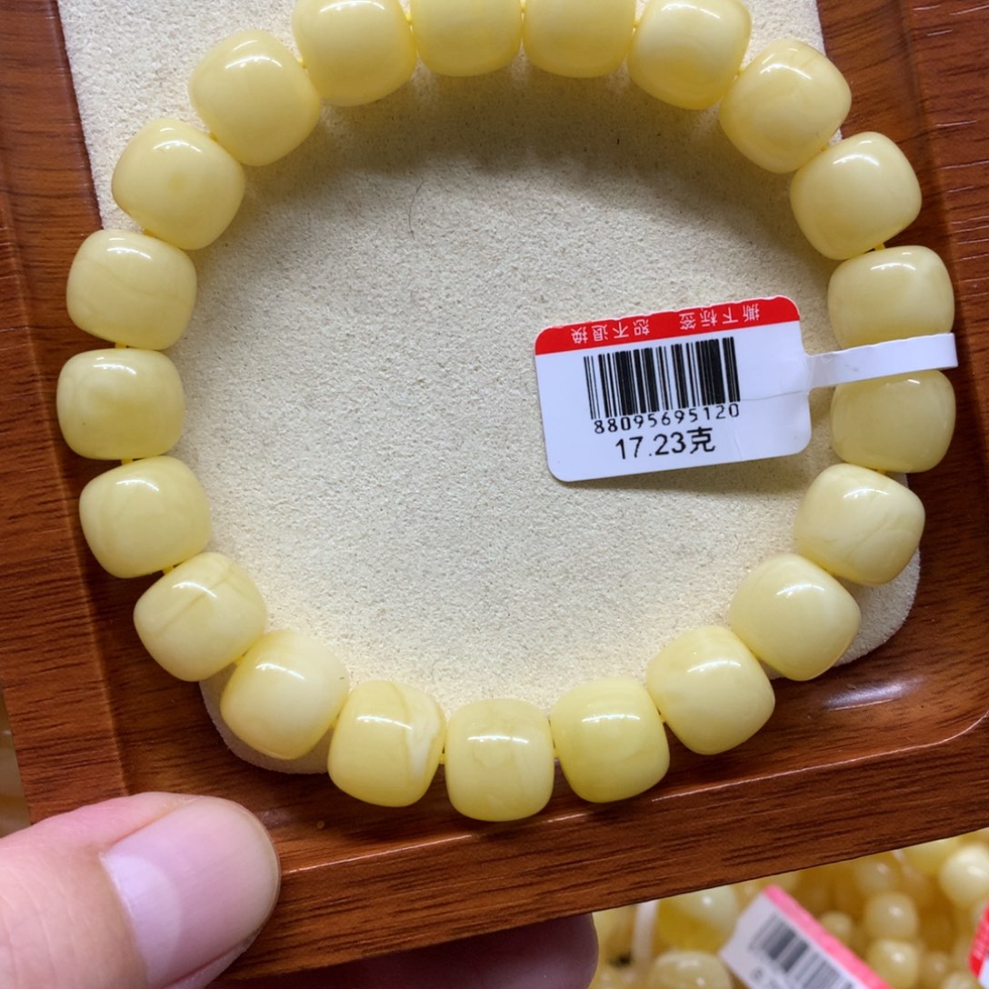 蜜蜡未镶嵌手链蜜蜡