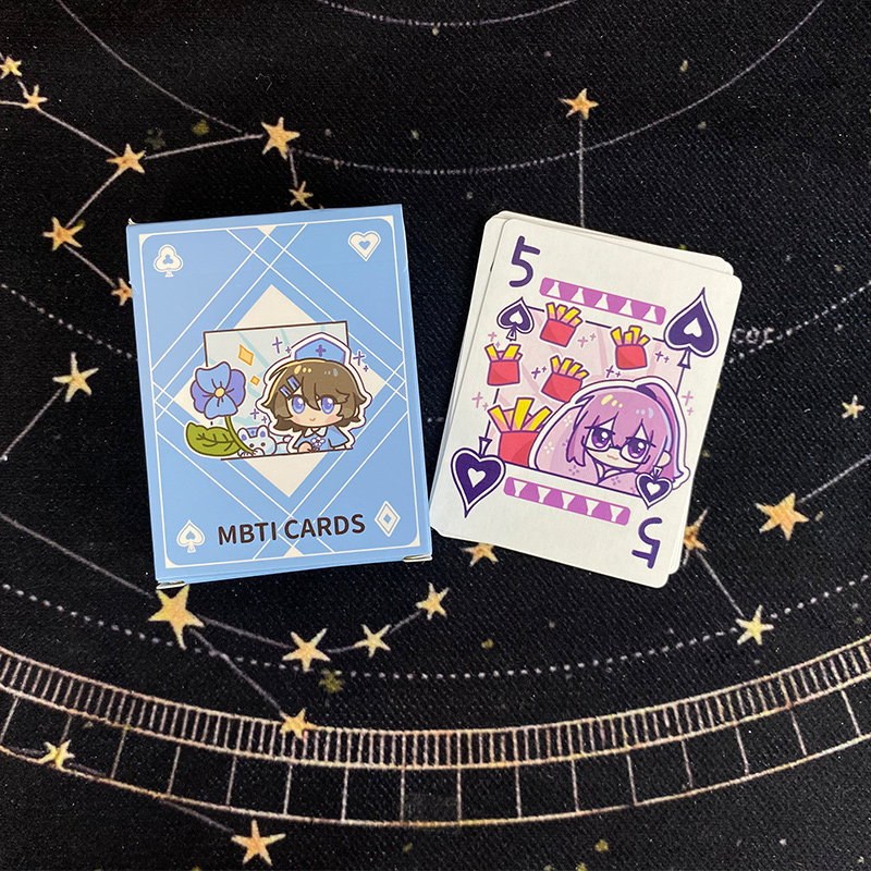 正版【MBTI】扑克桌游宿舍魔术创意高颜值e人i人礼物俱乐部花切纸牌